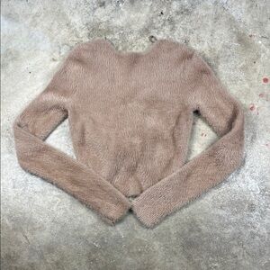 Aerie Cozy Mo-hair Sweater in Warm Brown NWT
Size: Small
